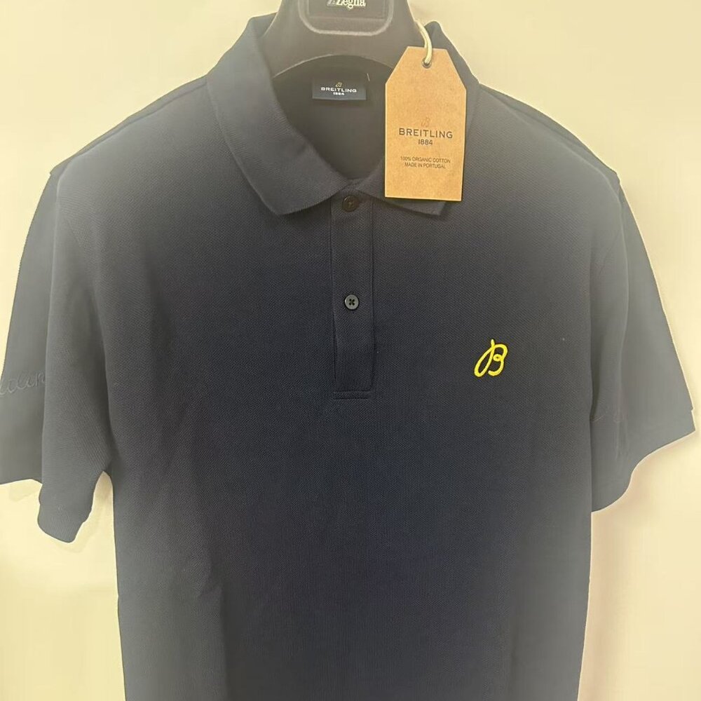 NWT Breitling 1884 Classic: Luxe Short Sleeve Polo Size S